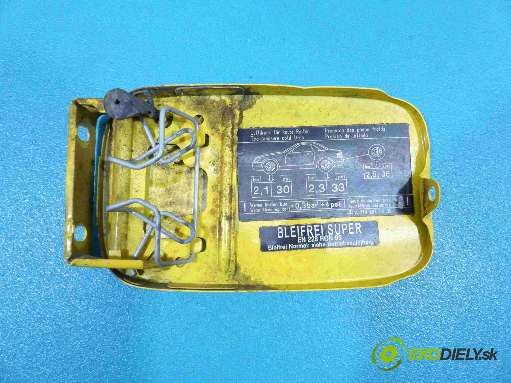 Mercedes SLK I R170  1996-2004 2.0 kompressor 163 hp manual 120 kW 1998 cm3  dvířka nádrže paliva A1705840039