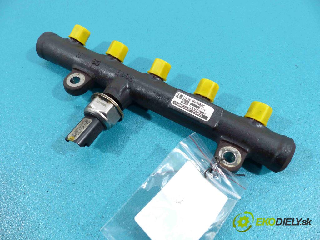 Peugeot 407 2.0 HDI 136 HP manual 100 kW 1997 cm3  Lišta vstrekovacia 9681649580 (Vstrekovacie lišty)