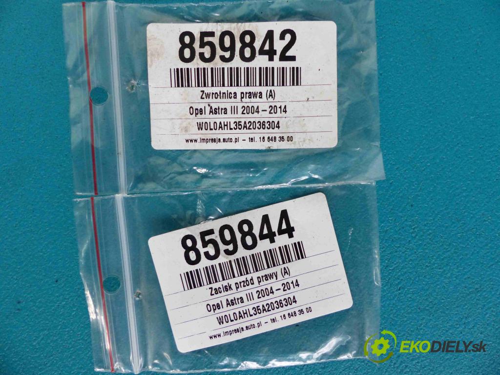 Opel Astra III 2004-2014 1.7 CDTI 110 hp manual 81 kW 1686 cm3  náboj pravá  (Náboje)