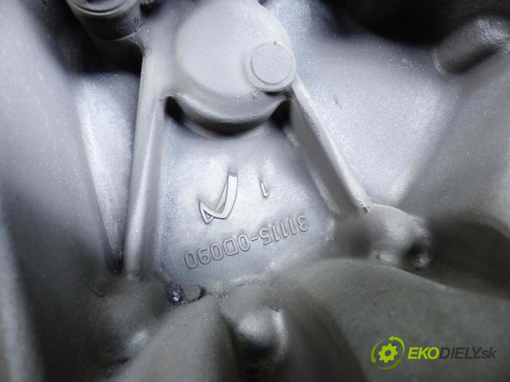 Toyota Yaris II 2005-2011 1.3 VVTI 101 HP manual 74 kW 1329 cm3  Prevodovka - manuálne 31115-0D090