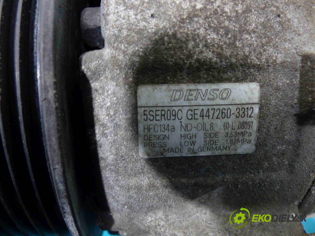 Toyota Yaris II 2005-2011 1.3 VVTI 101 hp manual 74 kW 1329 cm3  pumpa klimatizace 447260-3312