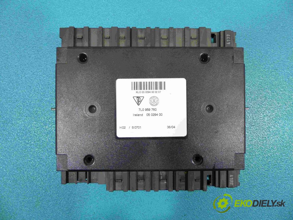 Vw Touareg 2002-2010 5.0 V10 TDI 313 HP automatic 230 kW 4921 cm3  Modul Riadiaca jednotka 7L0959760 (Ostatné)