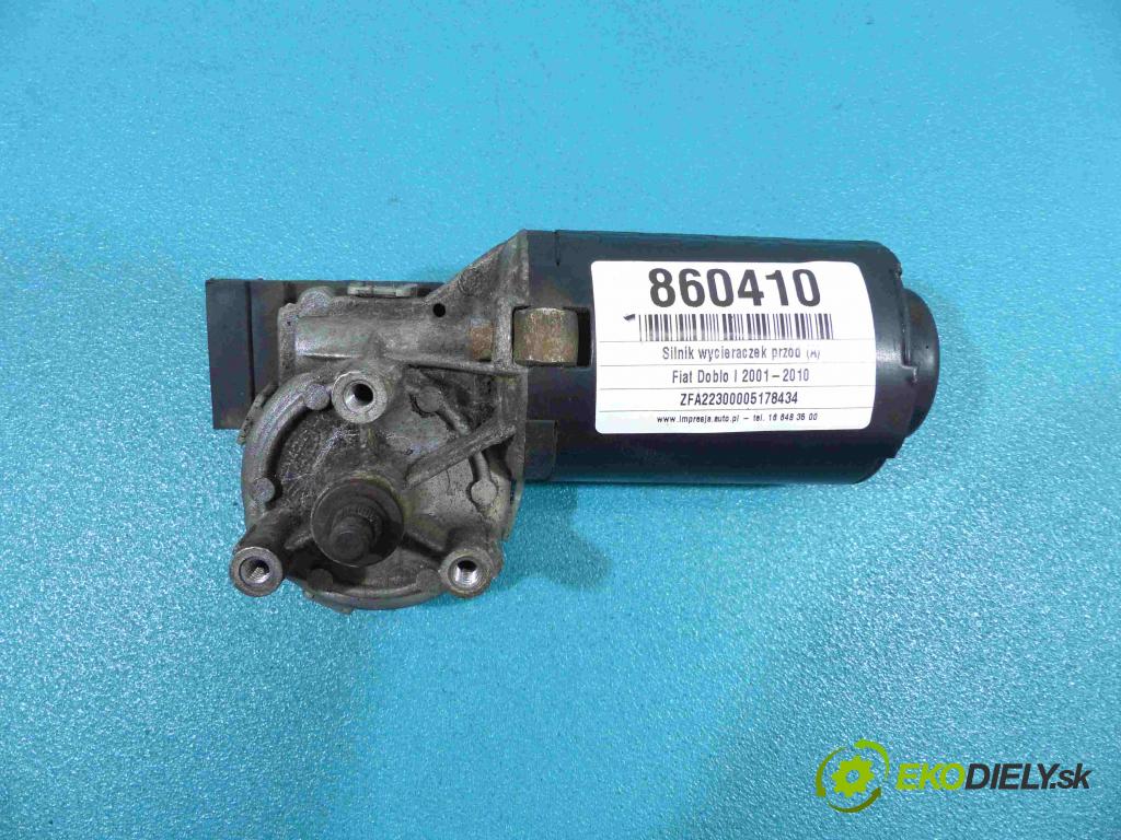 Fiat Doblo I 2001-2010 1.2 8V - 65 hp manual 48 kW 1242 cm3  motor stěračů přední část 64343499