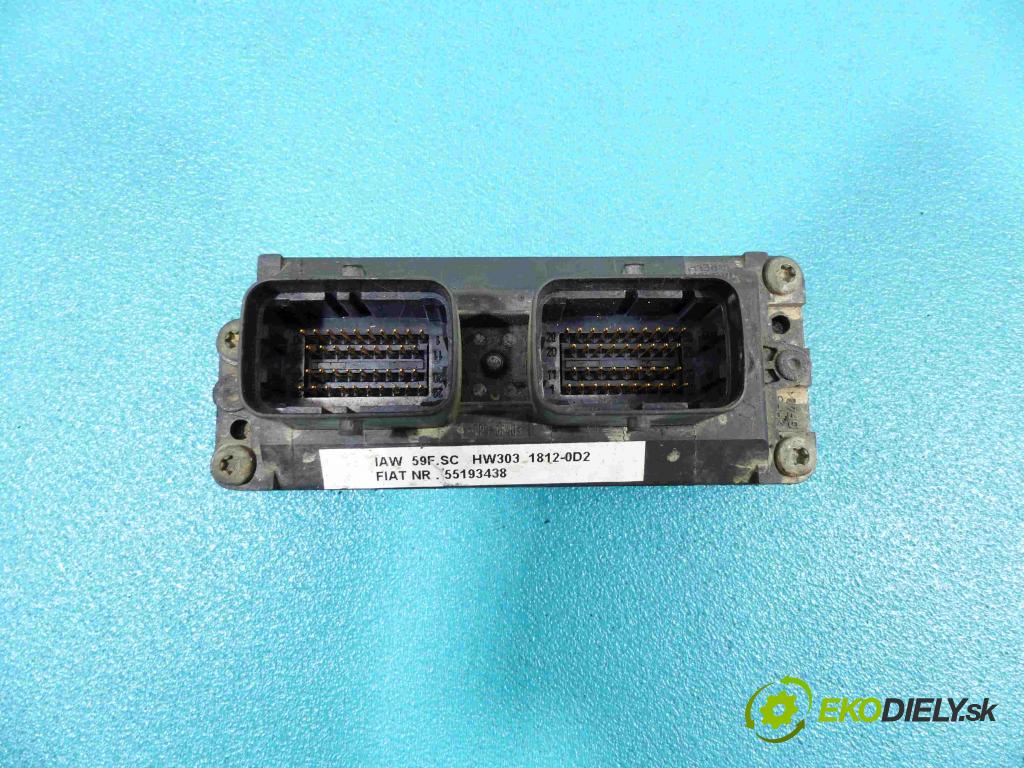 Fiat Doblo I 2001-2010 1.2 8V - 65 hp manual 48 kW 1242 cm3  jednotka řídící 55193438