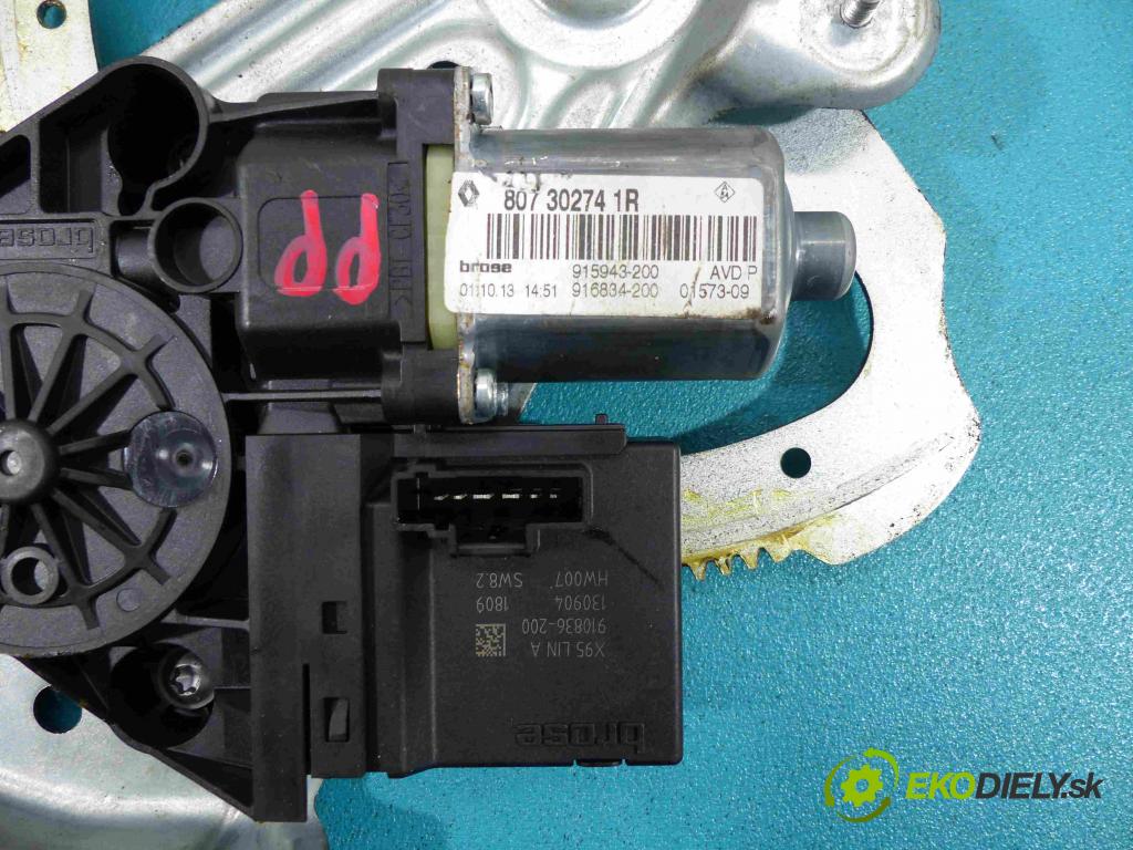 Renault Scenic III 09-16 1.5 DCI 95 hp manual 70 kW 1461 cm3  mechanismus přední část pravý 807302741R