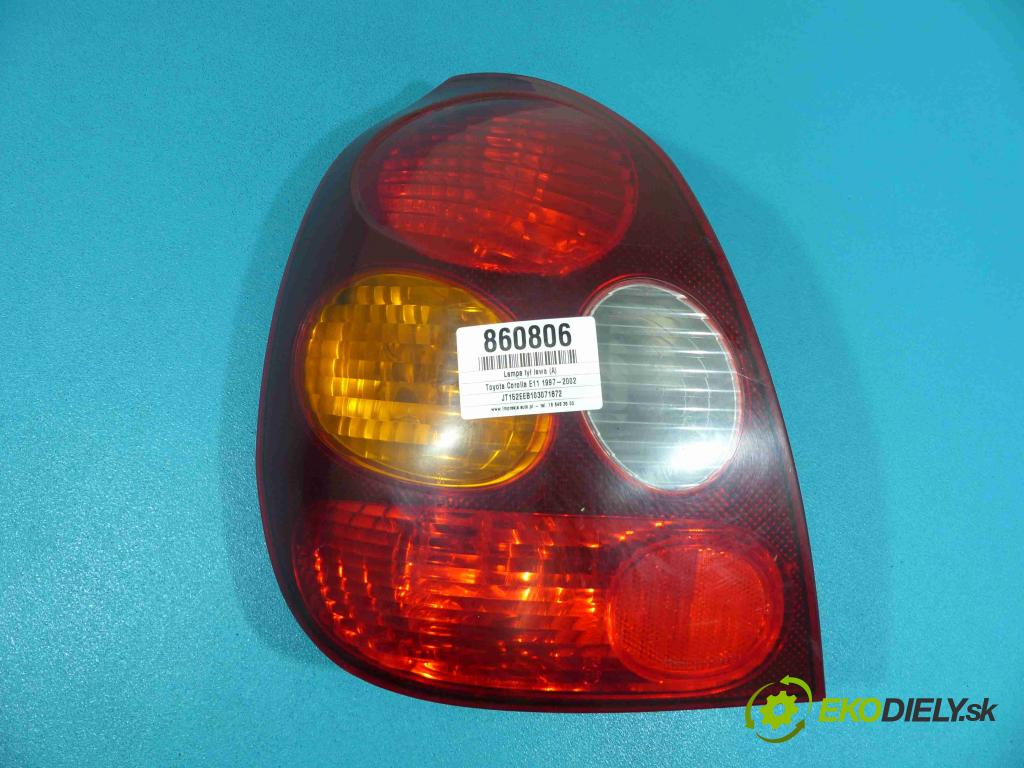Toyota Corolla E11 1997-2002 1,4.0 16V - 86 hp manual 63 kW 1332 cm3  světlo zadní část levá strana