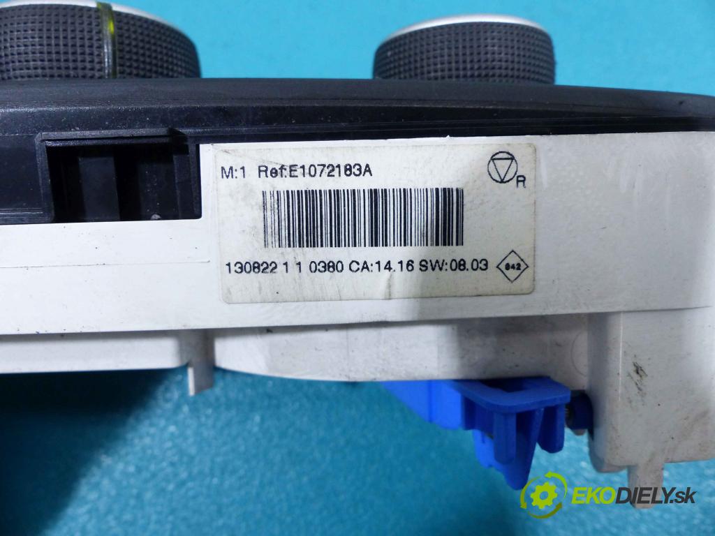 Renault Scenic III 09-16 1.5 DCI 95 hp manual 70 kW 1461 cm3  - Panel topení 1072183A