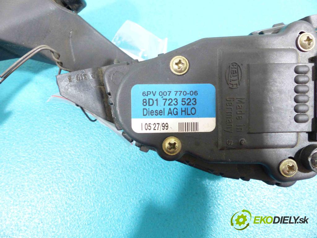 Audi A6 C5 1997-2004 1.9 TDI 110 HP manual 81 kW 1896 cm3  pedále 8D1723523 (Pedále)