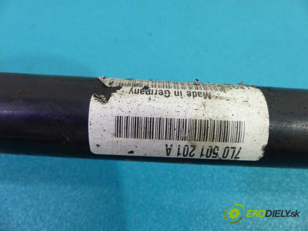 Vw Touareg 2002-2010 5.0 TDI V10 313 HP automatic 230 kW 4921 cm3  Poloos ľavá strana 7D0501201A (Poloosy)