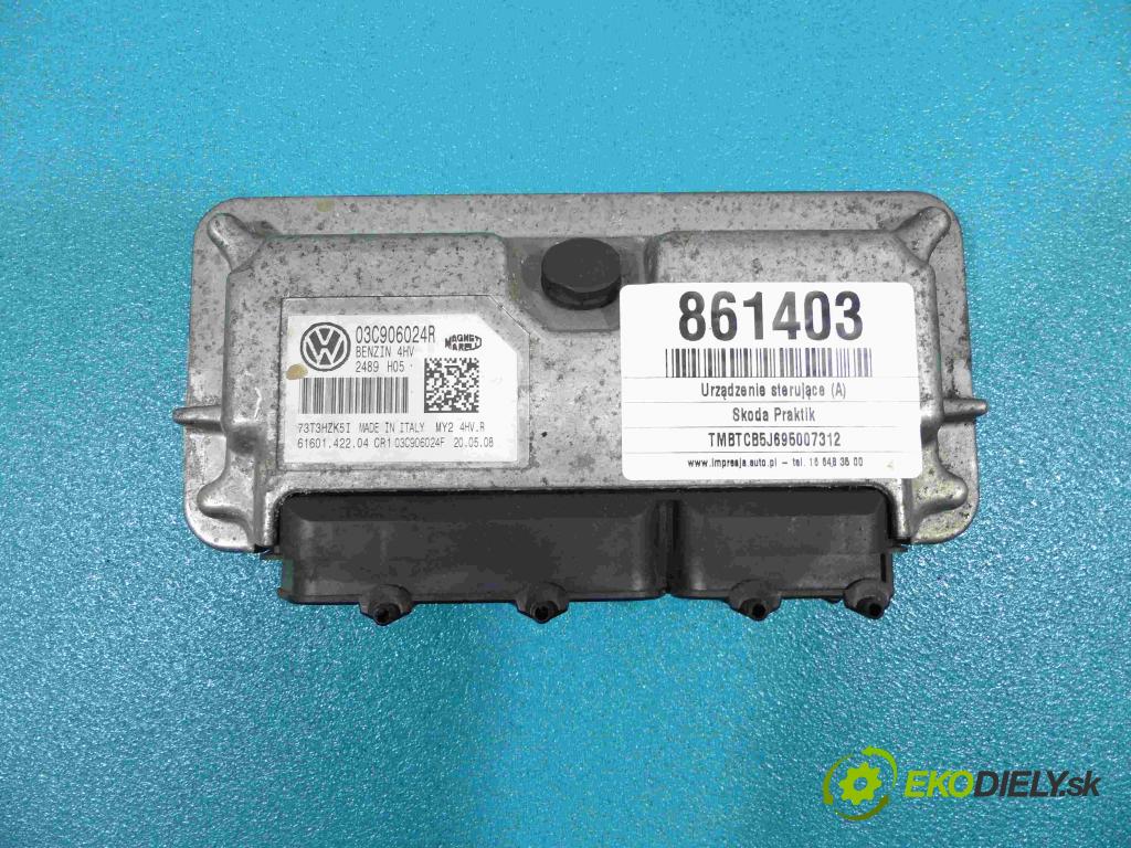 Skoda Praktik 1.4 16V - 86 hp manual 63 kW 1390 cm3  jednotka řídící 03C906024R