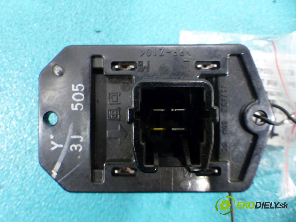 Suzuki Swift Mk6 2005-2010 1.5 16V - 102 hp manual 75 kW 1490 cm3  odpor rezistor