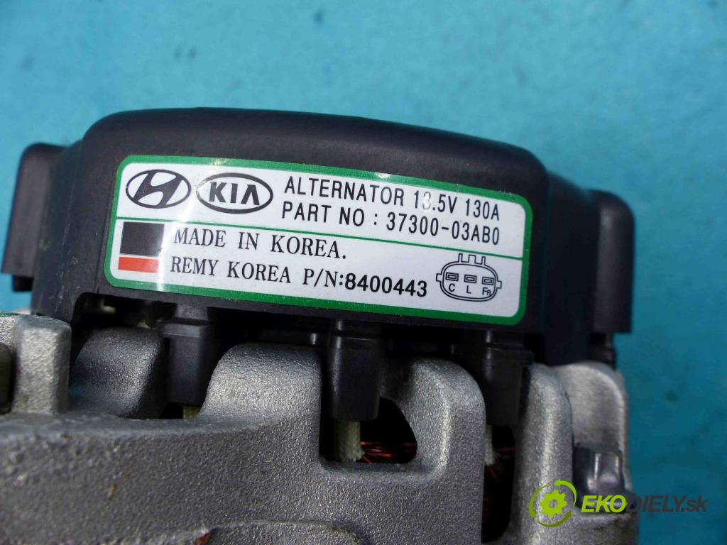 Hyundai I30 III 2016- 1.4 16V - 100 HP manual 73,3 kW 1368 cm3  Alternátor 37300-03AB0 (Alternátory)