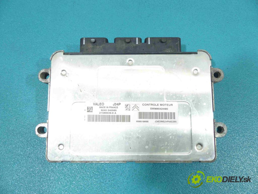 Citroen C3 2002-2009 1.4 8V - 73 hp manual 54 kW 1360 cm3  jednotka řídící 9665424480