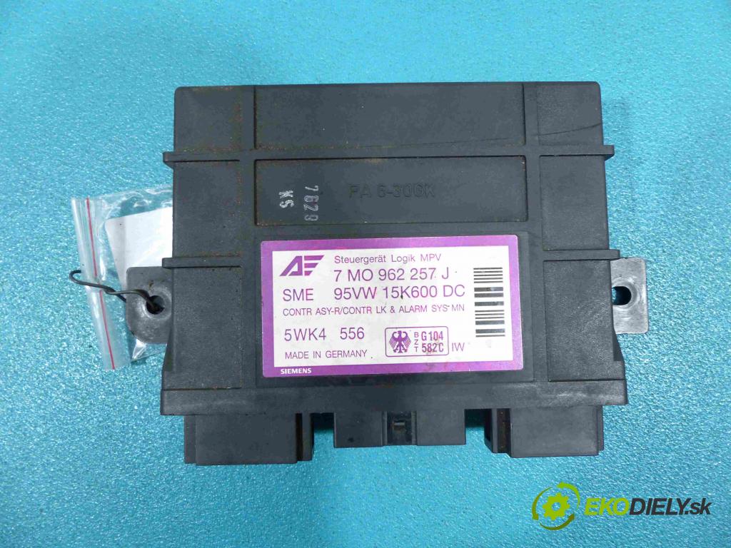 Vw Sharan I 1995-2010 1.9 TDI 110 HP manual 81 kW 1896 cm3  Modul Riadiaca jednotka 7M0962257J (Ostatné)