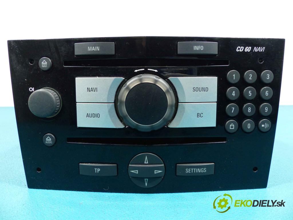 Opel Corsa D 2006-2014 1.2 16v 80 HP manual 59 kW 1229 cm3 5- Radio továreň: 497316088