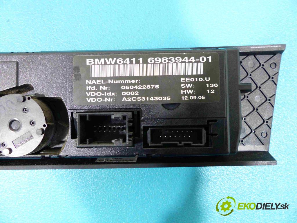 Bmw 3 e90 2005-2013 2.0D 150 HP manual 110 kW 1995 cm3  - Panel kúrenia 6411698394401