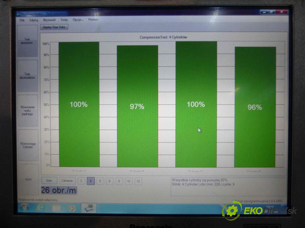 Fiat Stilo 1.9 JTD 116 hp manual 85 kW 1900 cm3  motor DIESLA 192A1000