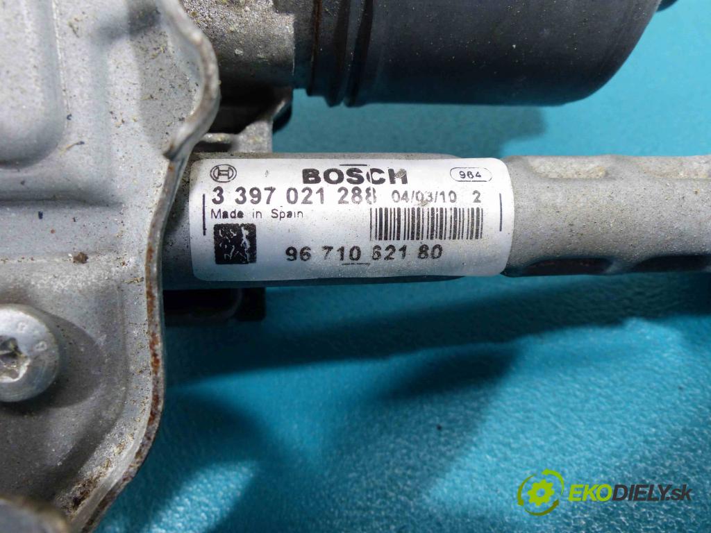 Peugeot 5008 I 2009-2017 1.6 HDI 109 HP manual 80 kW 1560 cm3  Motor stieračov predný 9671062180
