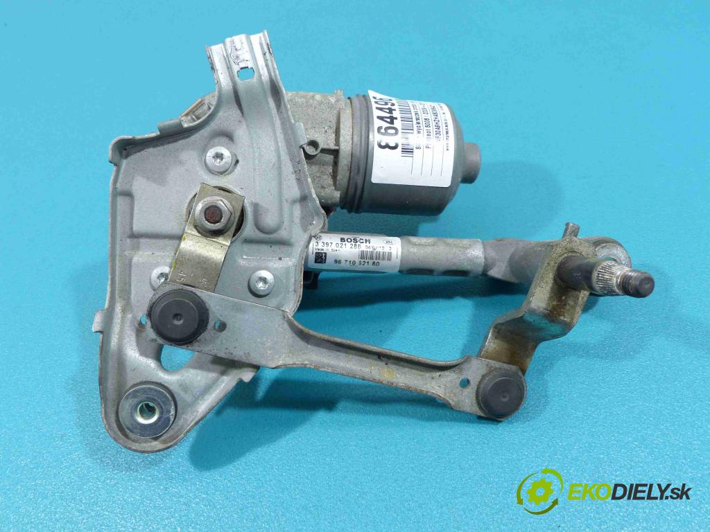 Peugeot 5008 I 2009-2017 1.6 HDI 109 HP manual 80 kW 1560 cm3  Motor stieračov predný 9671062180