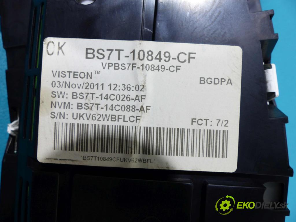 Ford Mondeo Mk4 2007-2014 2.0 TDCI 140 HP automatic 103 kW 1997 cm3  Prístrojovka BS7T-10849-CF (Prístrojové dosky, displeje)