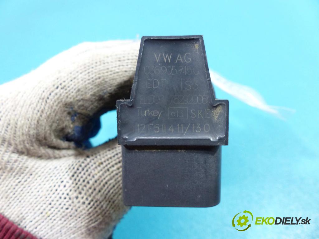 Skoda Fabia II 2007-2014 1.2 12V - 69 HP manual 51 kW 1198 cm3 Cievka zapaľovacia 036905715G (Zapaľovacie cievky, moduly)