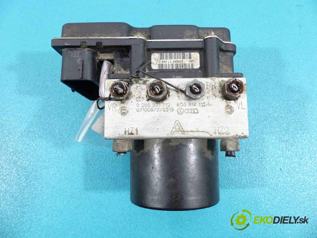 Vw Polo IV 9N 2001-2009 1.2 12V - 69 HP manual 51 kW 1198 cm3  Pumpa ABS 0265231712 (Pumpy ABS)