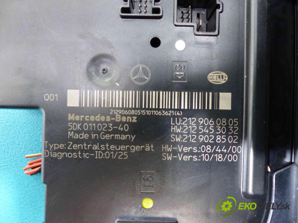 Mercedes E W212 2009-2016 2,2.0 CDI 136 HP automatic 100 kW 2143 cm3  Skrinka poistková 2129060805 (Poistkové skrinky)