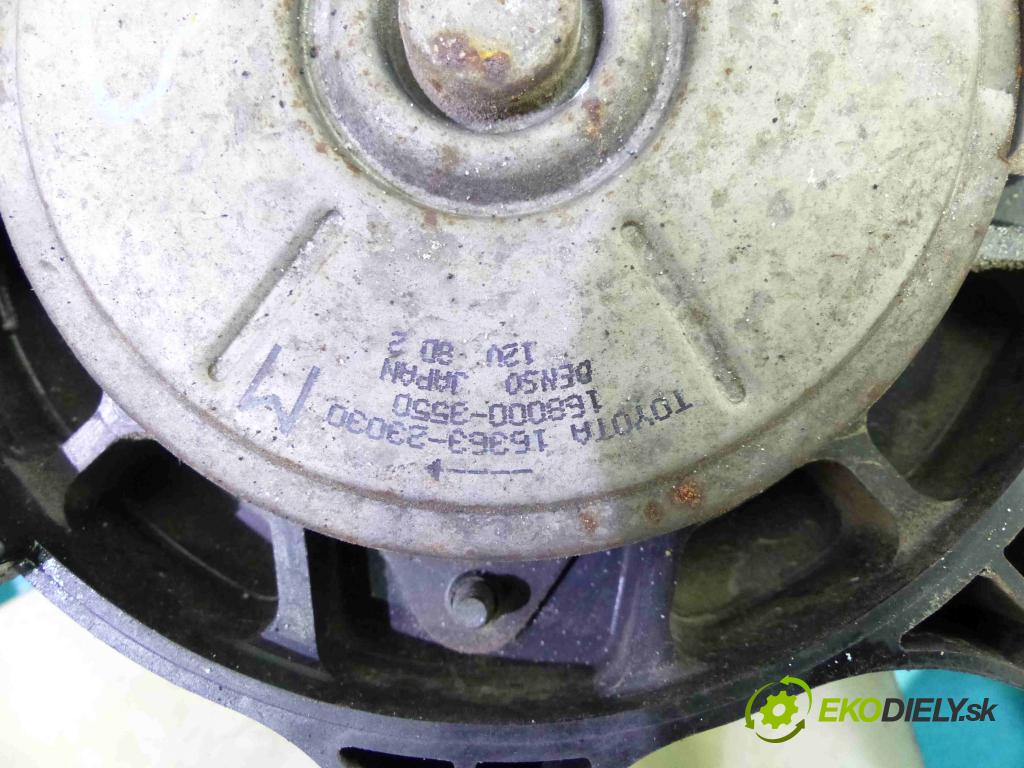 Toyota Avensis Verso 2.0 D4D 116 HP manual 85 kW 1995 cm3 Ventilátor chladiča 168000-3550