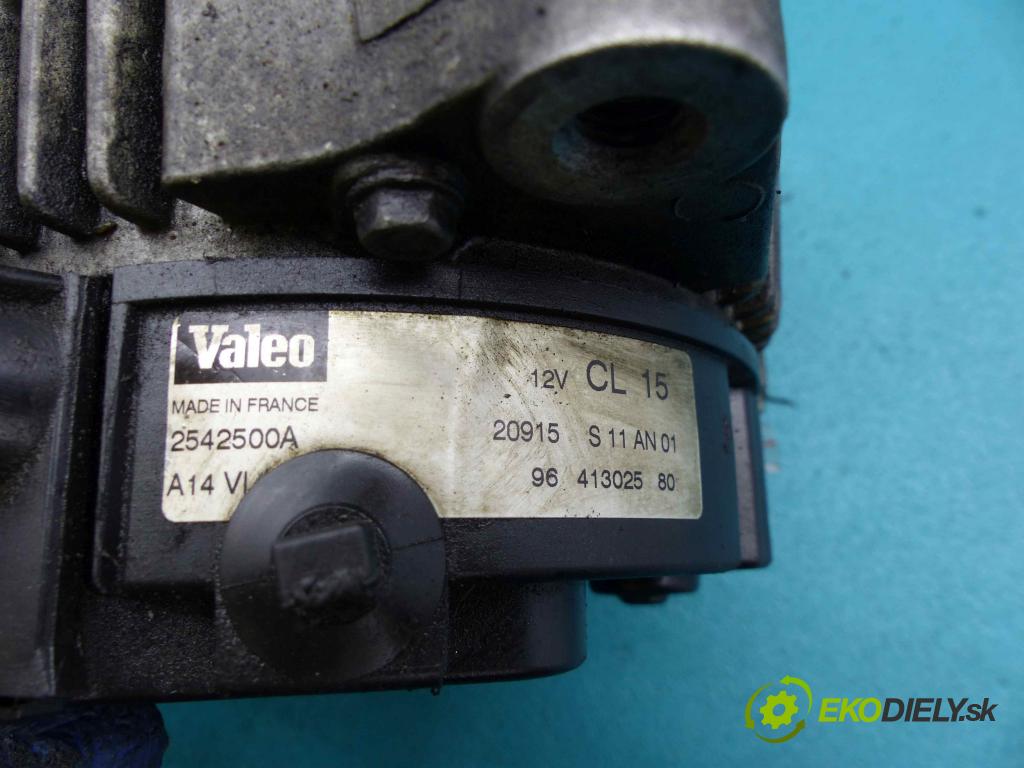 Citroen C5 2001-2008 2.0 HDI 109 HP manual 80 kW 1997 cm3  Alternátor 9641302580 (Alternátory)