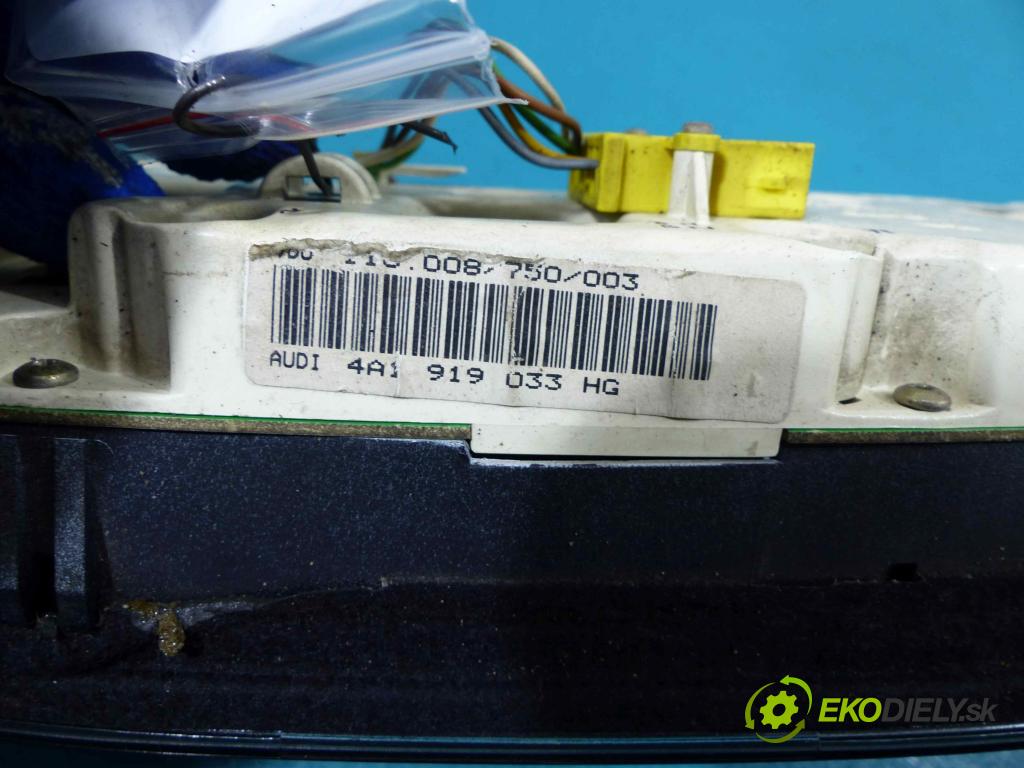 Audi A6 C4 1994-1997 2.5 TDI 116 hp manual 85 kW 2461 cm3  prístrojovka 4A1919033HG (Přístrojové desky, displeje)