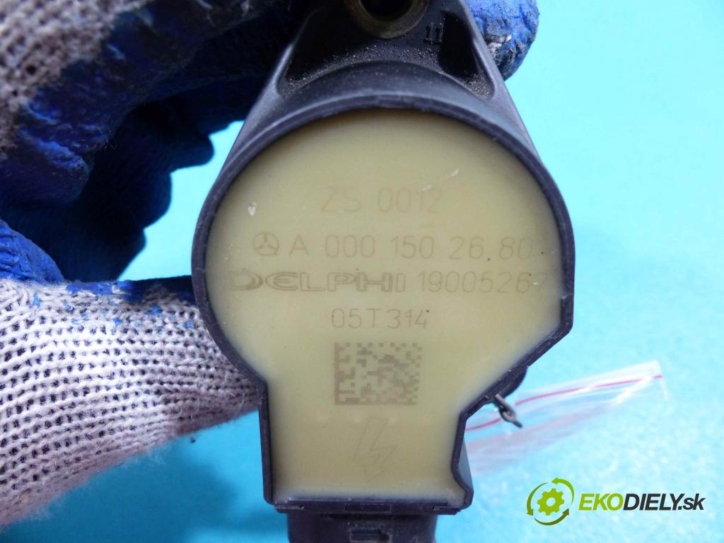 Mercedes CLK C209 2002-2009 3.0 V6 231 hp automatic 170 kW 2997 cm3  cívka zapalovací A0001502680 (Zapalovací cívky, moduly)