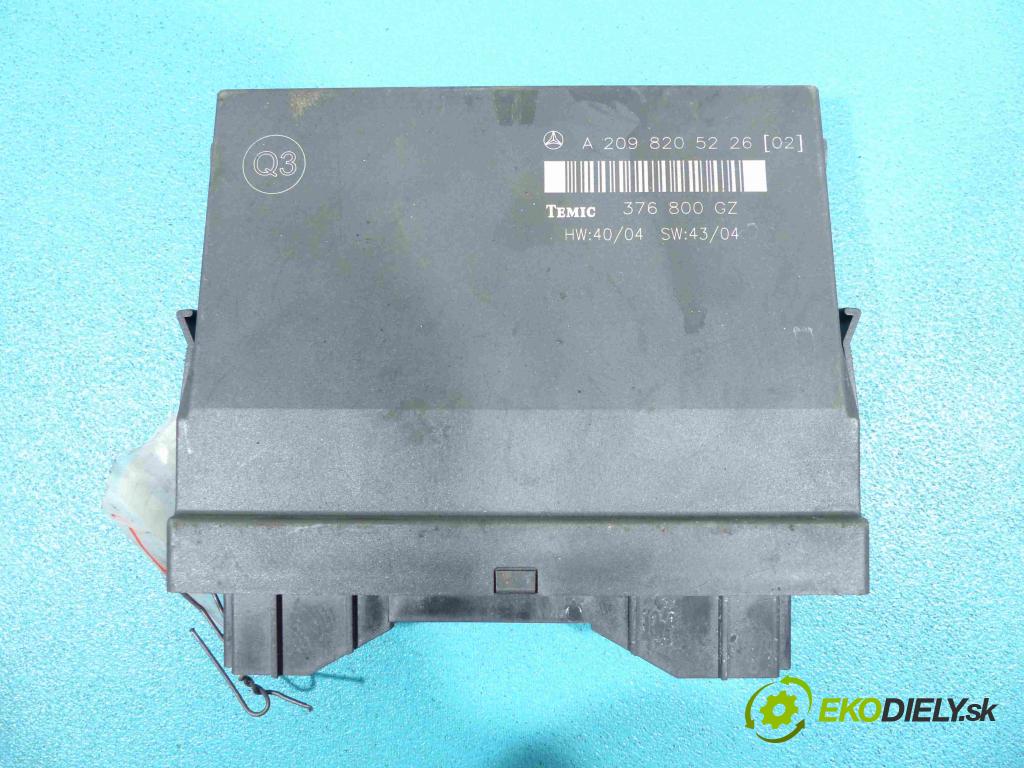 Mercedes R  W251 2005-2013 3.5 V6 272 HP automatic 200 kW 3498 cm3  Modul Riadiaca jednotka A2098205226 (Ostatné)