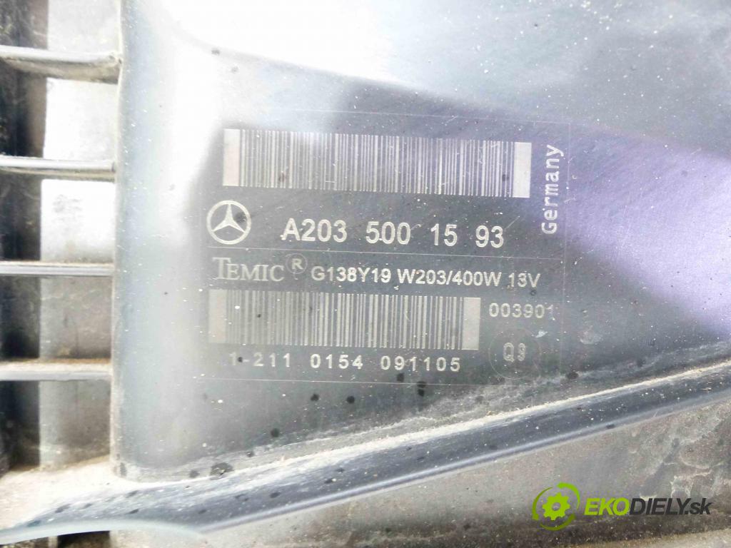 Mercedes CLK C209 2002-2009 3.0 V6 231 HP automatic 170 kW 2997 cm3  Ventilátor chladiča A2035001593