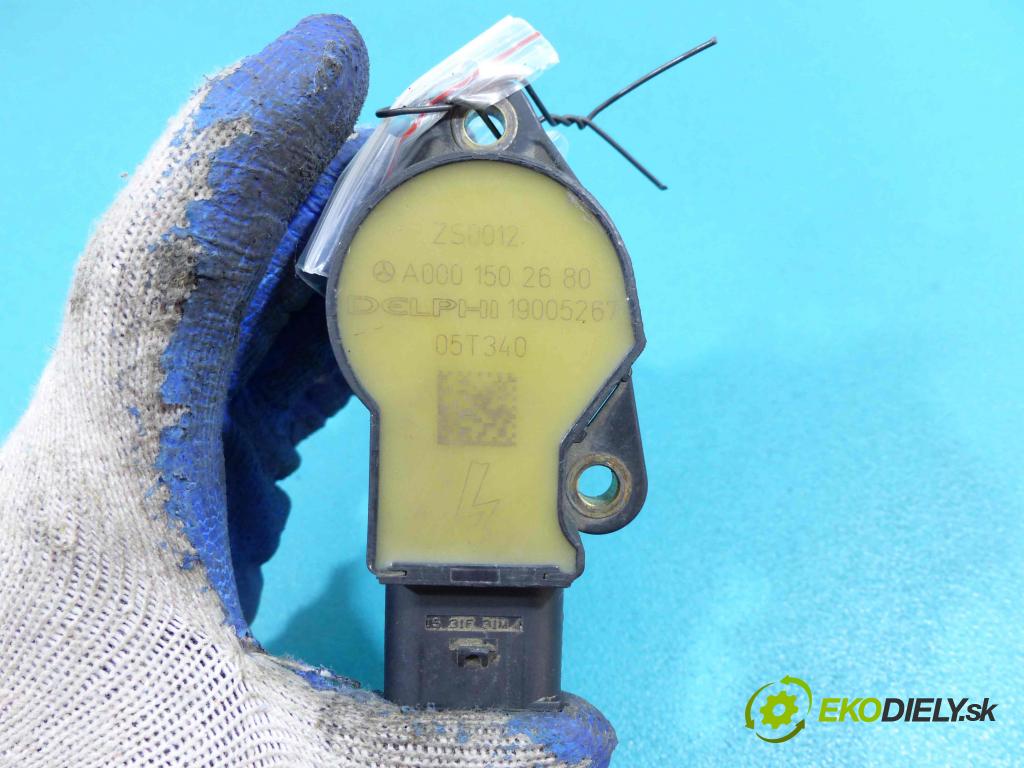 Mercedes R W251 2005-2013 3.5 V6 272 HP automatic 200 kW 3498 cm3 Cievka zapaľovacia A0001502680 (Zapaľovacie cievky, moduly)