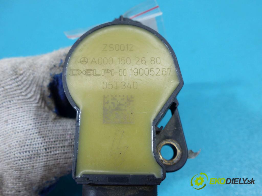 Mercedes R  W251 2005-2013 3.5 V6 272 HP automatic 200 kW 3498 cm3  Cievka zapaľovacia A0001502680 (Zapaľovacie cievky, moduly)