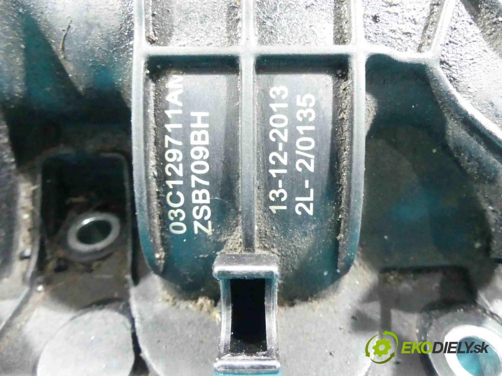 Vw Jetta VI 2010-2018 1.4 TSI 122 HP manual 90 kW 1398 cm3  Potrubie sacie, sanie 03C129711AM (Sacie potrubia)