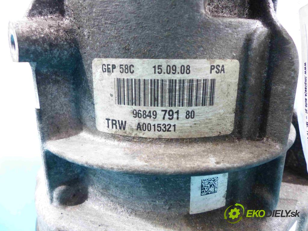 Peugeot 308 1.6 HDI 109 HP manual 80 kW 1560 cm3  Pumpa servočerpadlo 9684979180 (Servočerpadlá, pumpy riadenia)