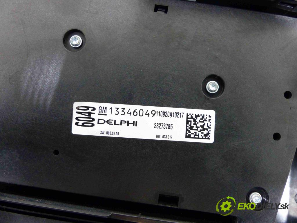 Opel Astra IV 2009-2015 1.7 cdti 110 HP manual 81 kW 1686 cm3 5- Radio továreň: 22773672