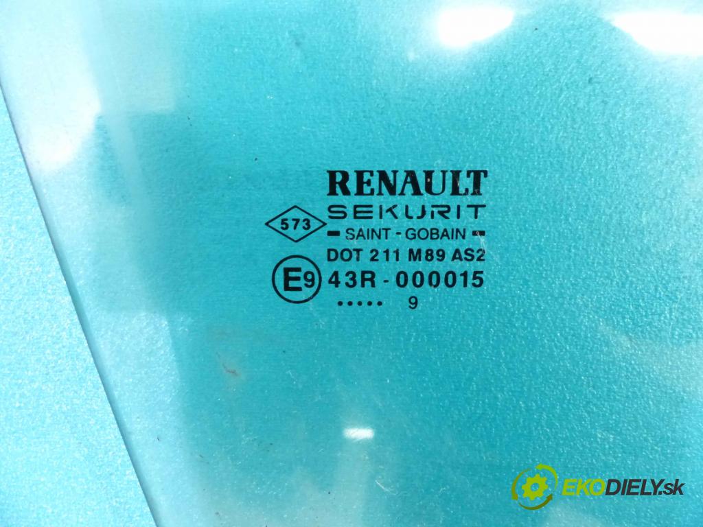 Renault Clio II 1998-2012 1,2.0 8V - 54 HP manual 40 kW 1149 cm3  Okno Dvere predný pravá