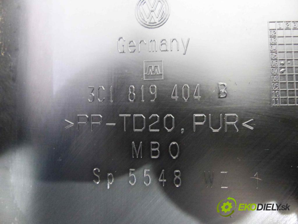 Vw Passat B6 2005-2010 1.9 TDI 105 HP manual 77 kW 1896 cm3  Torpédo, plast pod čelné okno 3C1819404B (Torpéda)