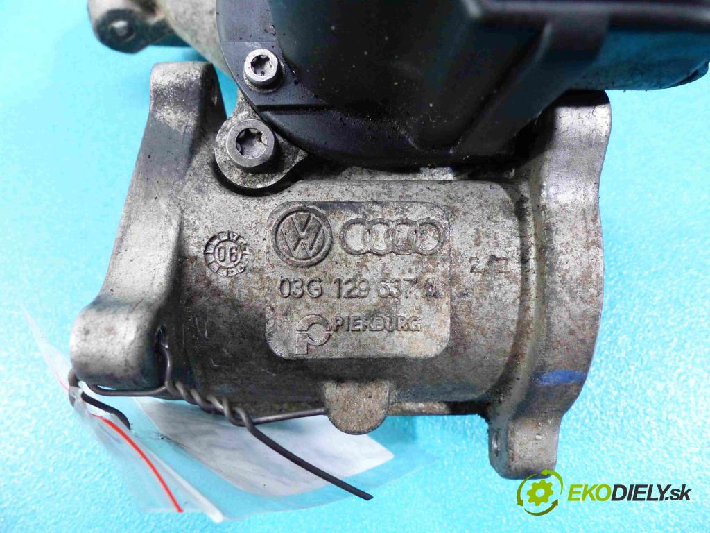 Vw Passat B6 2005-2010 1.9 TDI 105 hp manual 77 kW 1896 cm3  ventil EGR 03G129637A (Recirkulace spalin EGR)