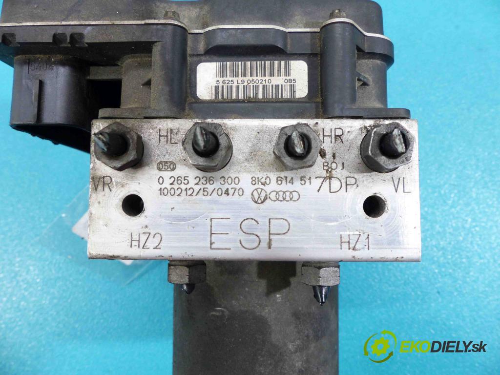 Audi A5 2007-2016 1.8 TFSI 160 HP manual 118 kW 1798 cm3  Pumpa ABS 0265236300 (Pumpy ABS)