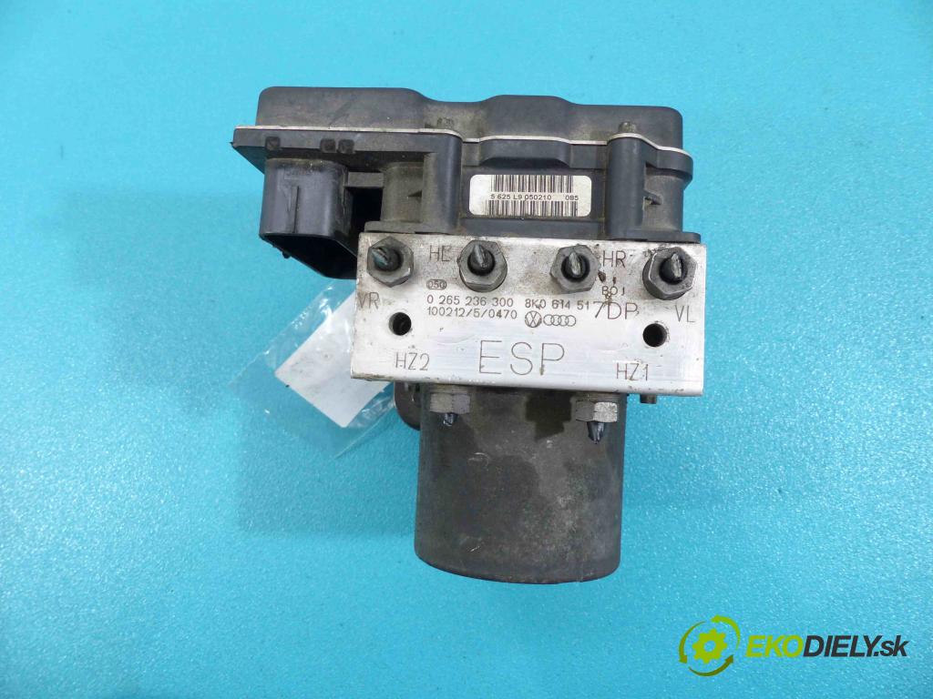 Audi A5 2007-2016 1.8 TFSI 160 HP manual 118 kW 1798 cm3  Pumpa ABS 0265236300 (Pumpy ABS)