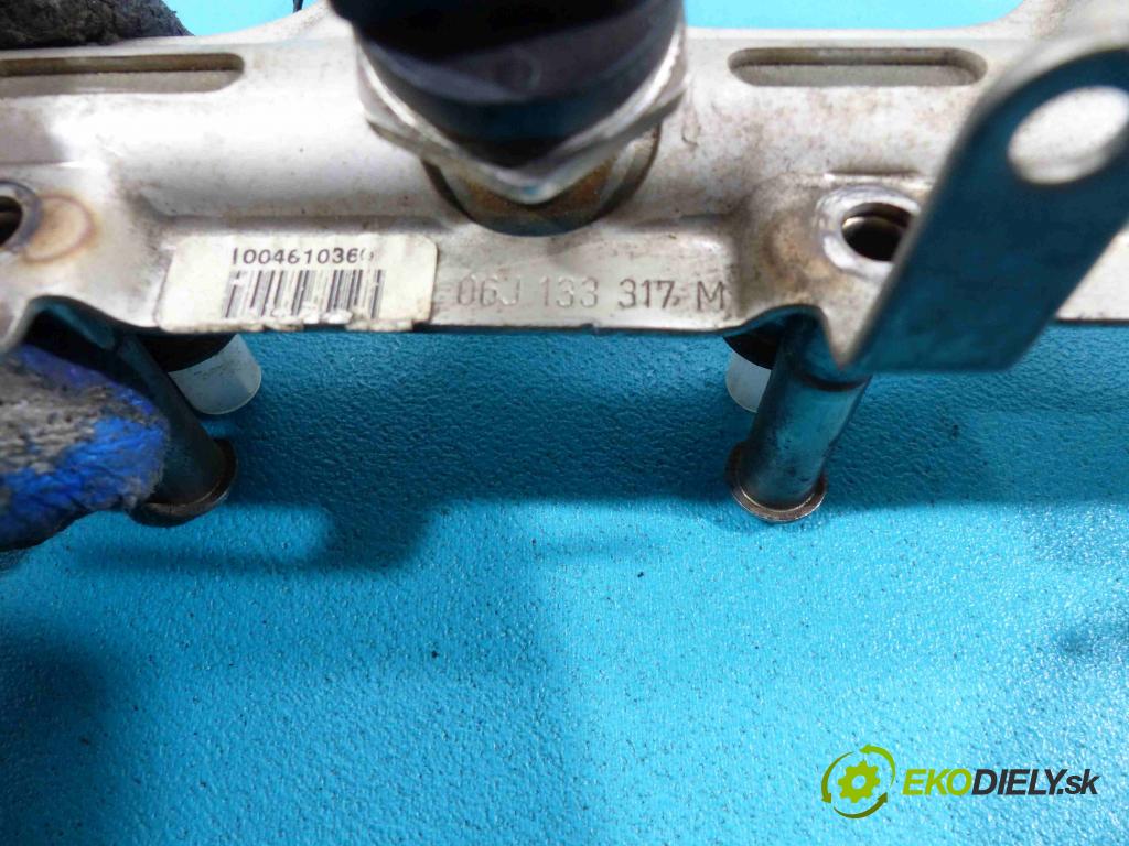 Audi A5 2007-2016 1.8 TFSI 160 HP manual 118 kW 1798 cm3  Lišta vstrekovacia 06J133317M (Vstrekovacie lišty)