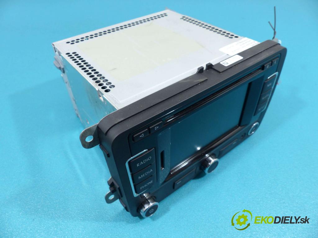 Seat Toledo IV 2012-2018 1.4 TSI 122 HP automatic 90 kW 1390 cm3  RADIO 6JA035192F (Audio zariadenia)