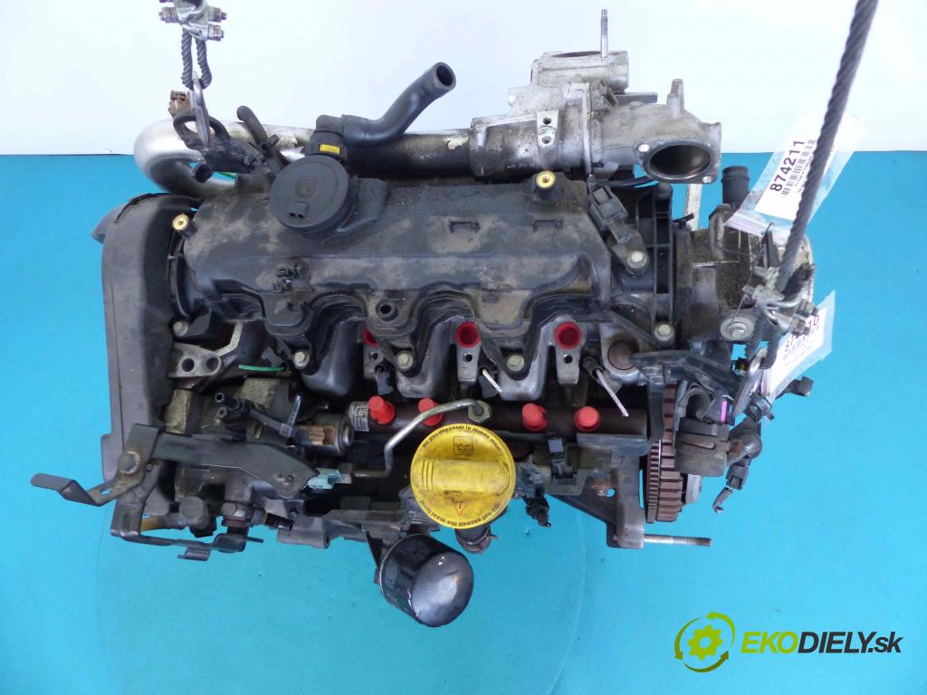 Renault Clio III 2005-2012 1.5 DCI 75 HP manual 55 kW 1461 cm3  Motor DIESEL K9K 770