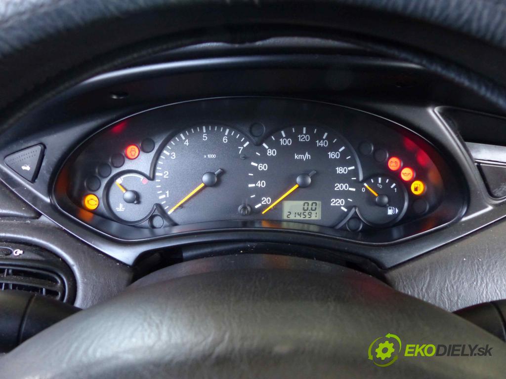 Ford Focus Mk1 1998-2004 1.6 16V - 101 hp manual 74 kW 1596 cm3  prístrojovka  (Přístrojové desky, displeje)