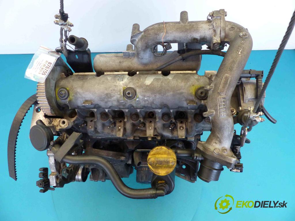 Renault Megane II 2003-2008 1.9 DCI 120 HP manual 88 kW 1870 cm3  Motor DIESEL F9A