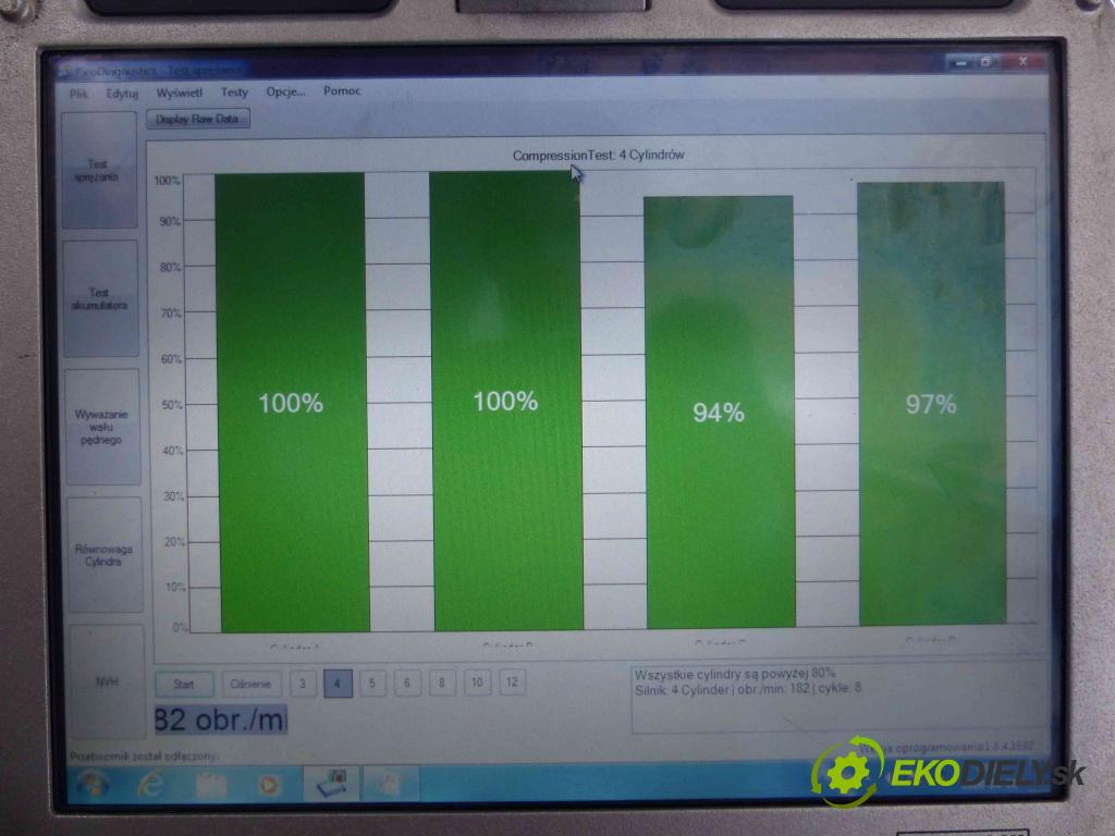 Renault Megane II 2003-2008 1.9 DCI 120 HP manual 88 kW 1870 cm3  Motor DIESEL F9A