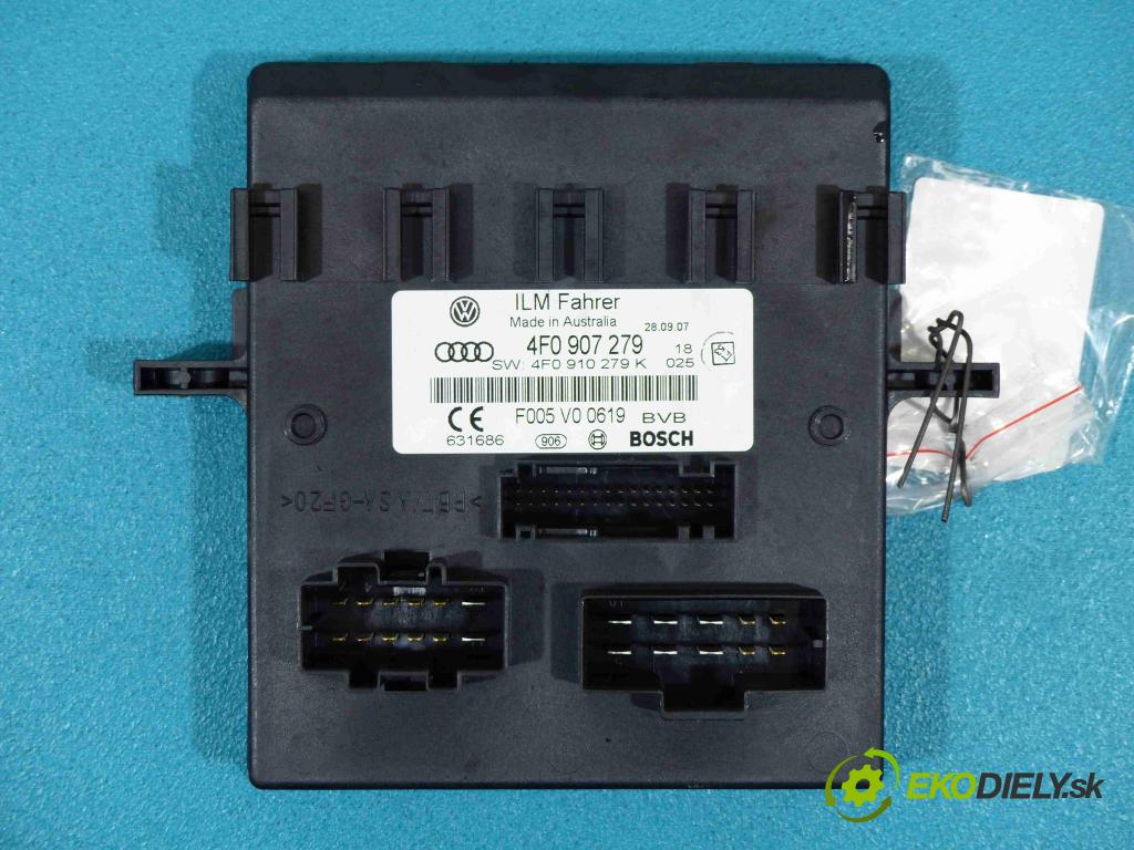 Audi A6 C6 2004-2011 2.0 TDI 140 HP manual 103 kW 1968 cm3  Modul Riadiaca jednotka 4F0907279 (Ostatné)